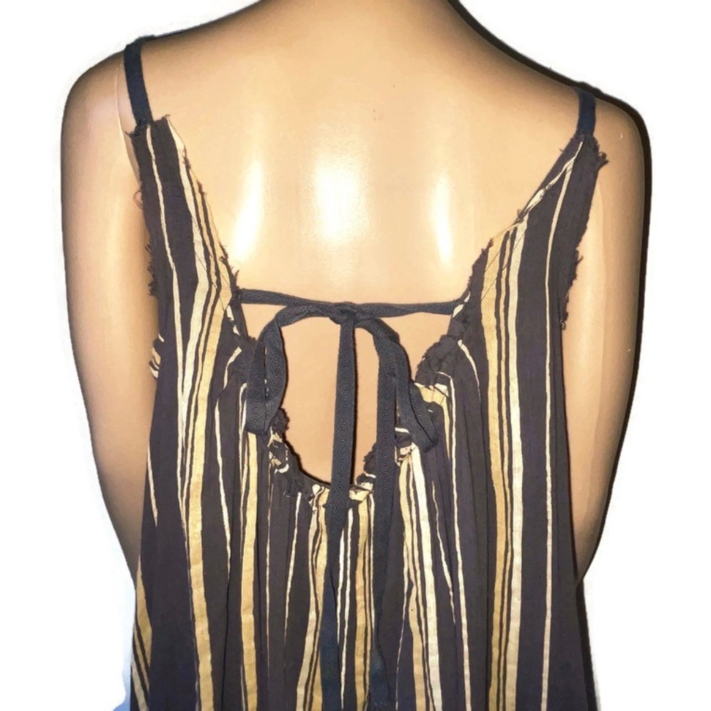 Free People Brown Striped Maxi Dress - Picture 7 of 10